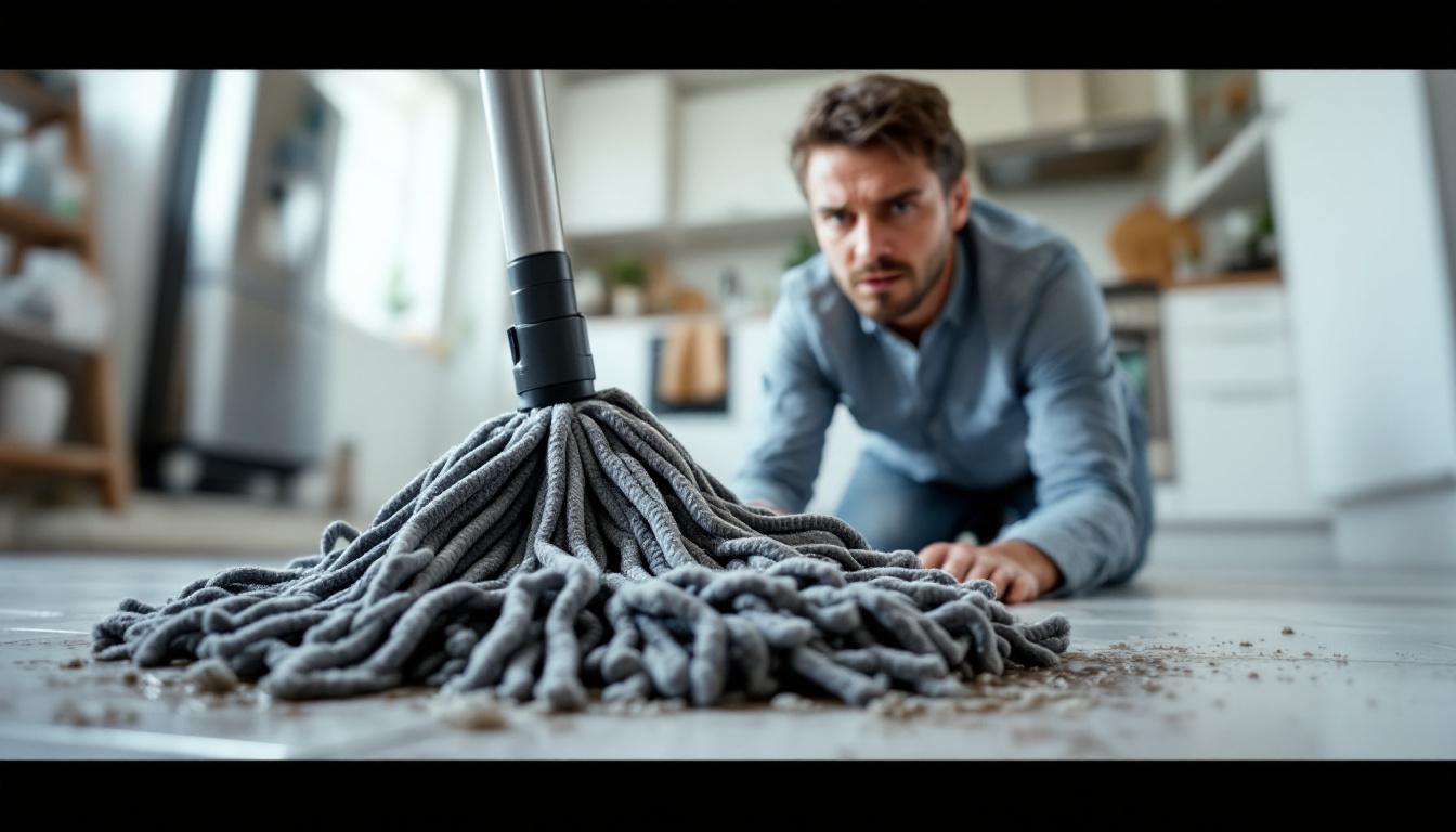 découvrez l’erreur courante qui favorise la prolifération des bactéries sur votre serpillière et apprenez l’astuce incontournable pour garder votre sol propre et sain au quotidien.