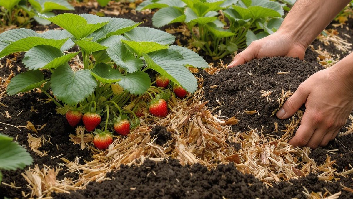 Découvrez pourquoi pailler vos fraisiers juste après les pluies d'août booste la production de 40%. Technique validée, matériaux recommandés et guide pratique complet.