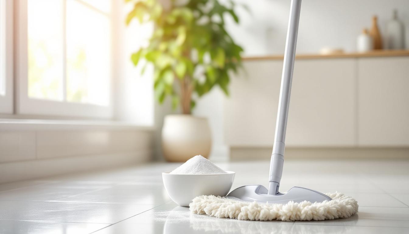 découvrez comment éliminer définitivement les mauvaises odeurs de votre serpillière après le ménage grâce à une astuce simple au vinaigre blanc et bicarbonate de soude. résultats garantis et hygiène retrouvée !