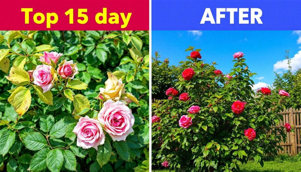 découvrez comment un spray maison simple a sauvé mes rosiers malades en seulement 15 jours. astuce naturelle, facile à réaliser, pour redonner vie et beauté à vos rosiers sans produits chimiques !