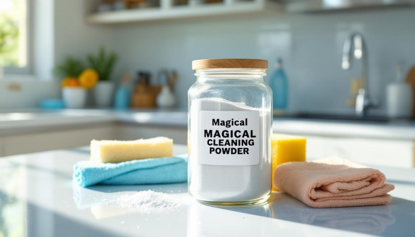 découvrez la poudre magique qui remplace à la fois le bicarbonate et le vinaigre pour un nettoyage 3 fois plus efficace ! un produit écologique, économique et révolutionnaire pour toute la maison.