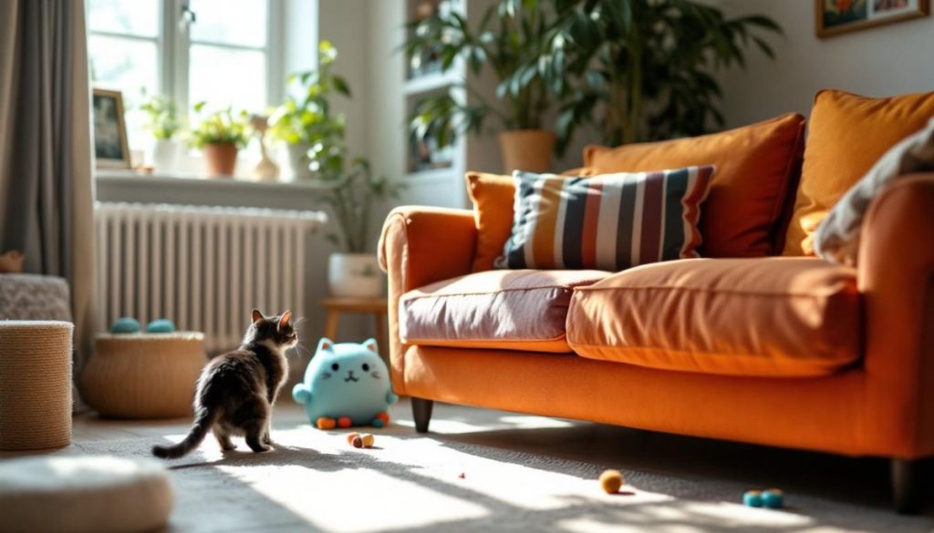 découvrez l'astuce simple et efficace qui a permis à mon chat d'accepter enfin mon nouveau canapé. fini les griffures et les disputes : la cohabitation parfaite est possible !