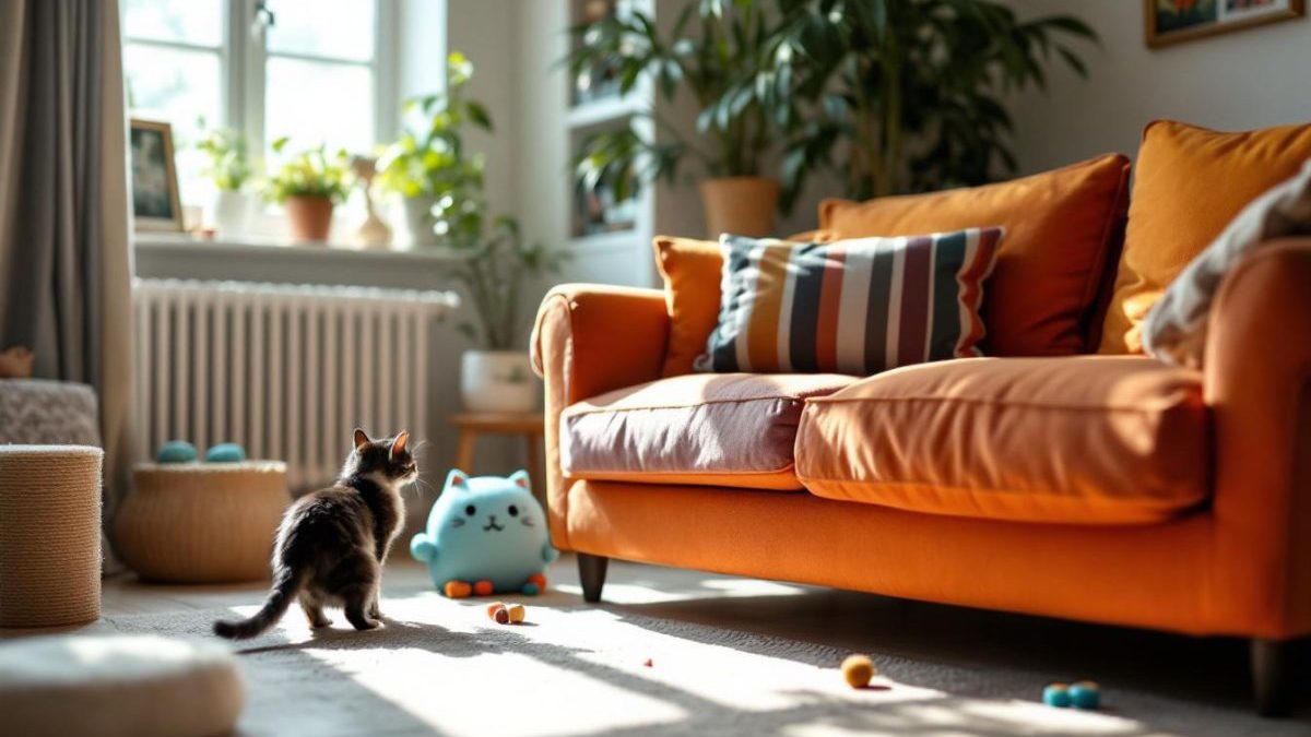 découvrez l'astuce simple et efficace qui a permis à mon chat d'accepter enfin mon nouveau canapé. fini les griffures et les disputes : la cohabitation parfaite est possible !