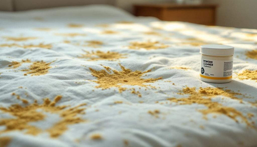 découvrez comment éliminer facilement les taches jaunes sur votre matelas grâce à une poudre miracle qui agit en seulement 10 minutes, sans besoin de frotter. astuce rapide et efficace pour un matelas propre !