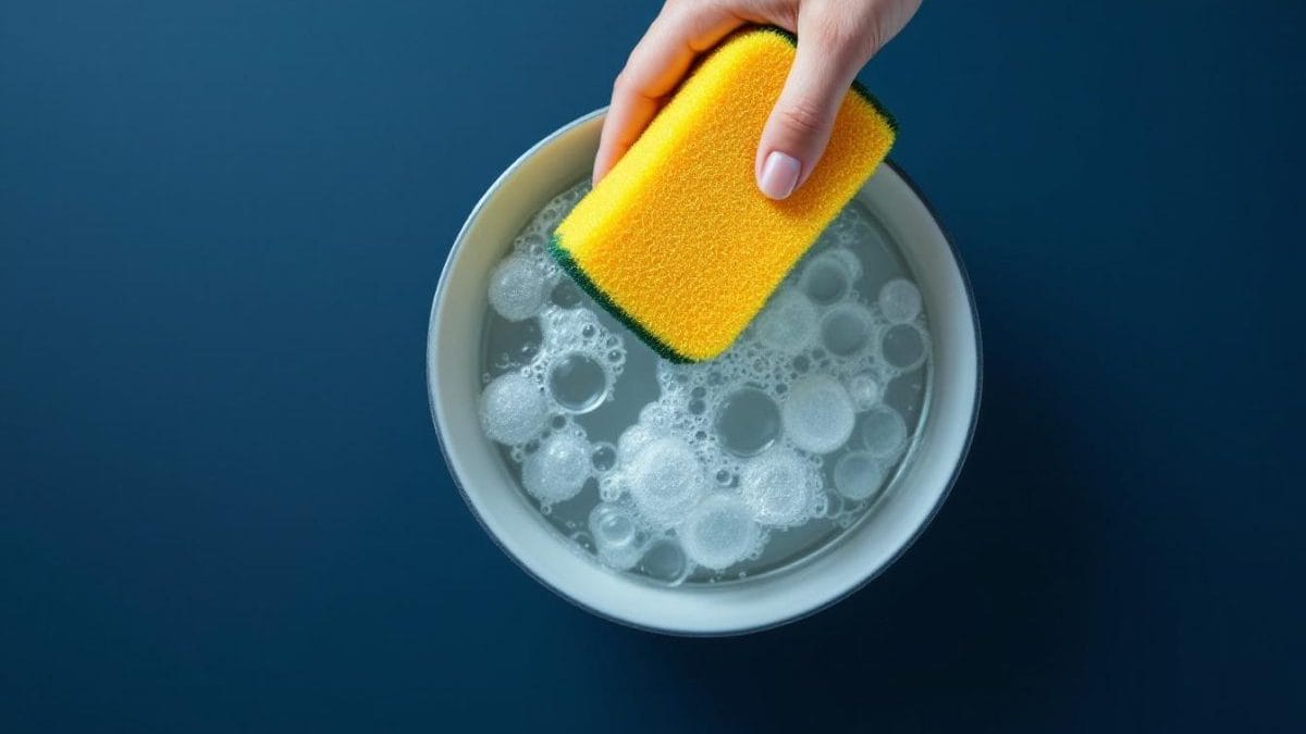 saviez-vous que votre éponge abrite jusqu'à 10 000 bactéries ? découvrez la méthode infaillible pour la désinfecter efficacement et la garder propre plus longtemps.