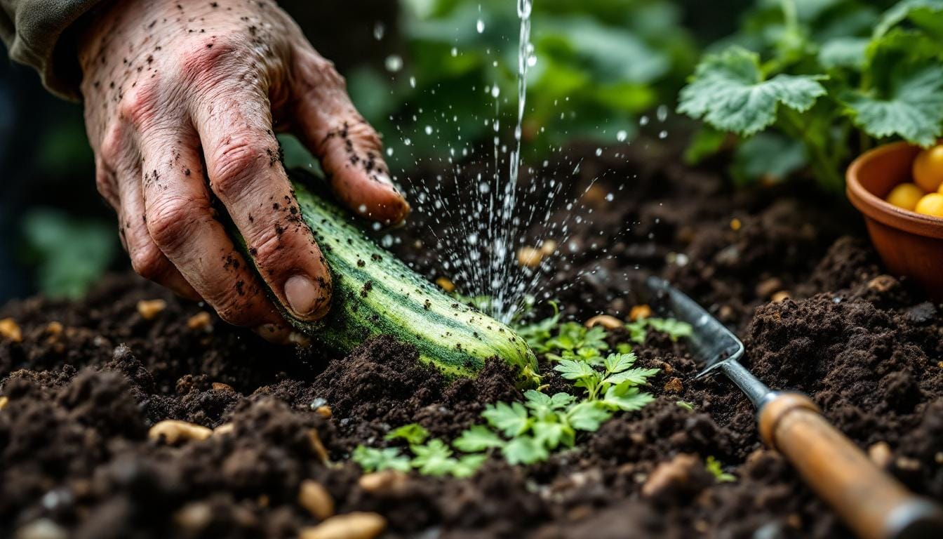 Vos courgettes meurent sûrement à cause de cette erreur d'arrosage fatale