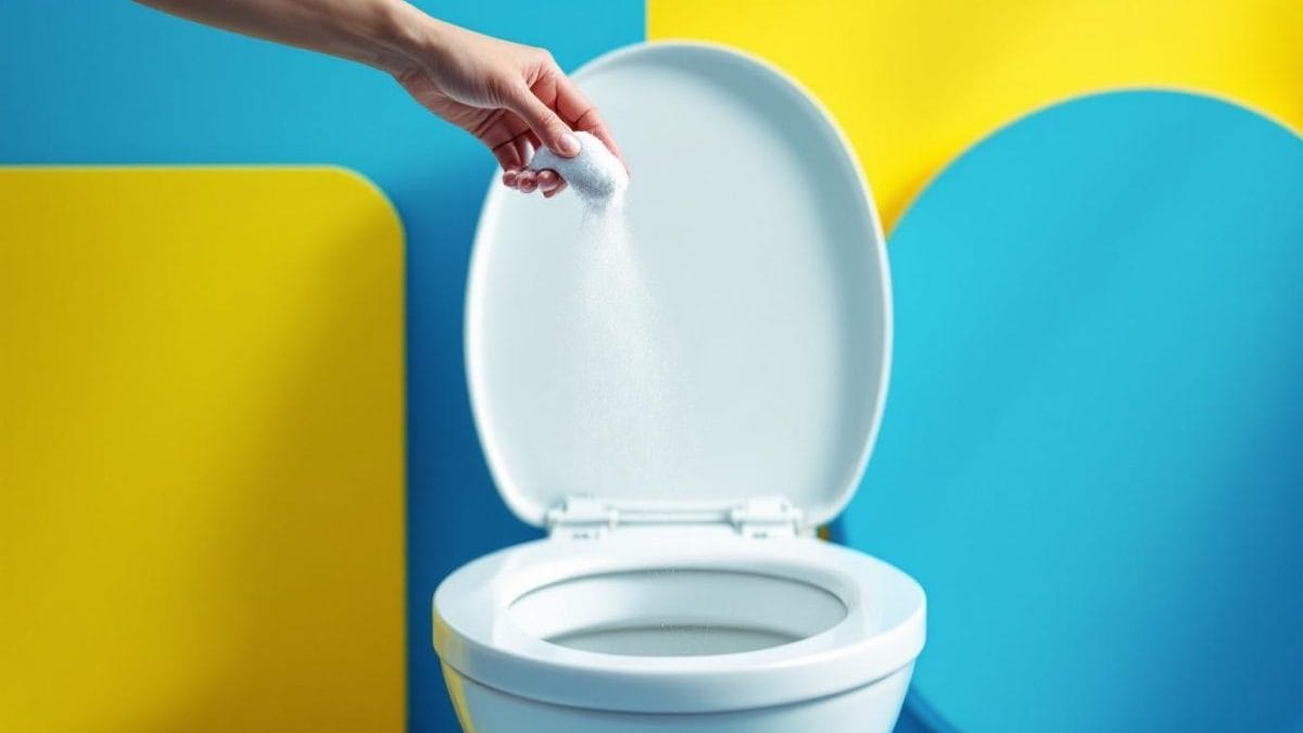 découvrez comment un simple geste avec du bicarbonate dans les toilettes peut éliminer efficacement le tartre et redonner de l’éclat à vos sanitaires. astuce facile et naturelle !